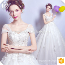 Alibaba Suzhou Factory Ball Gown Robes Sweet Robes de mariée Ivoire